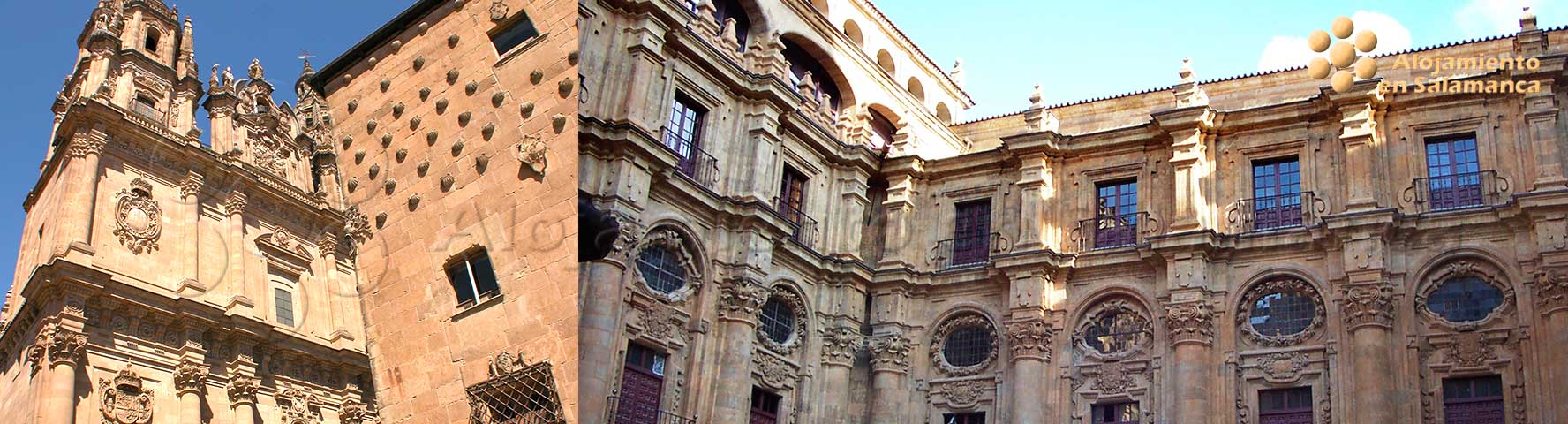 Clerecía y Casa de las Conchas. Claustro de la Clerecía. Salamanca.